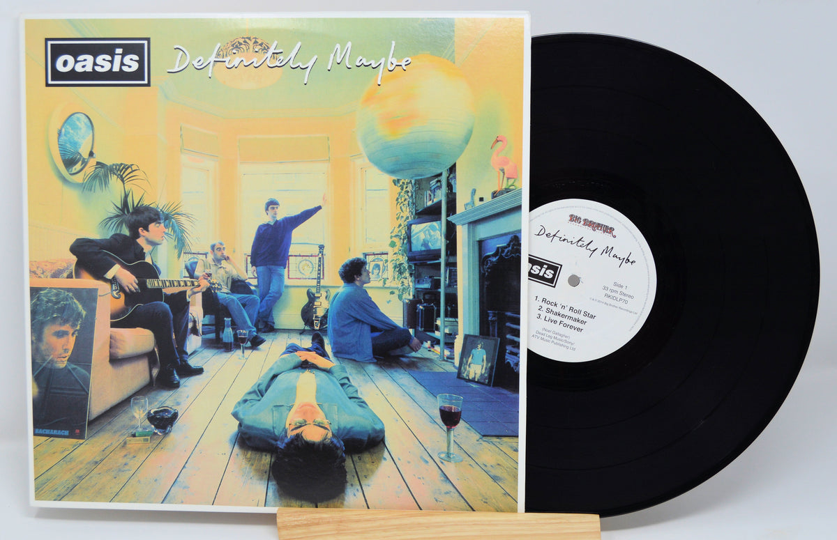 Oasis - Definitely Maybe, Vinyl Record Album LP, Used