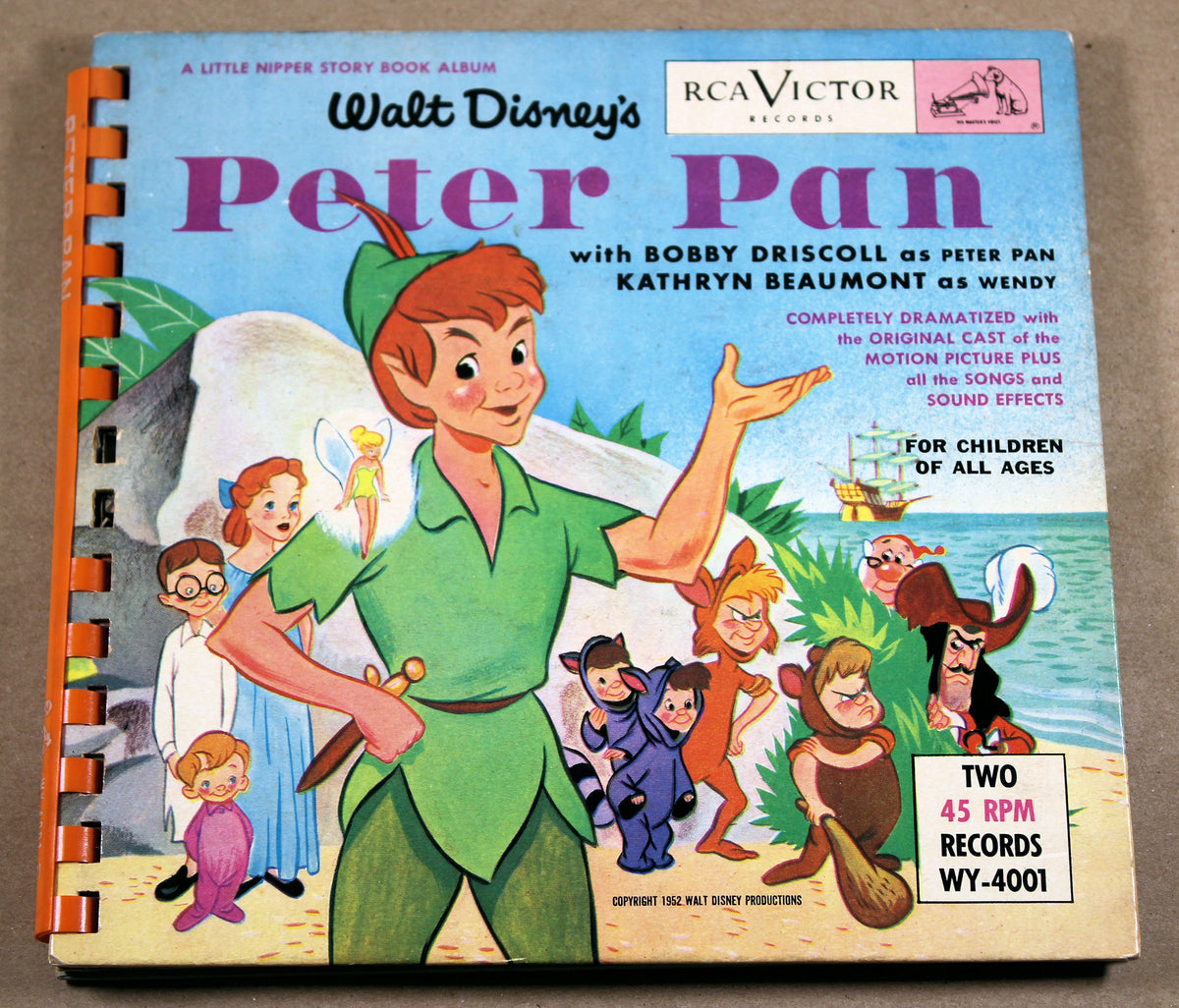 Walt Disney's - Peter Pan, Vinyl 45 RPM Records, Used – Joe's Albums