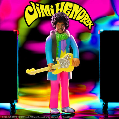 Hendrix, Jimi - Blacklight ReAction Figure