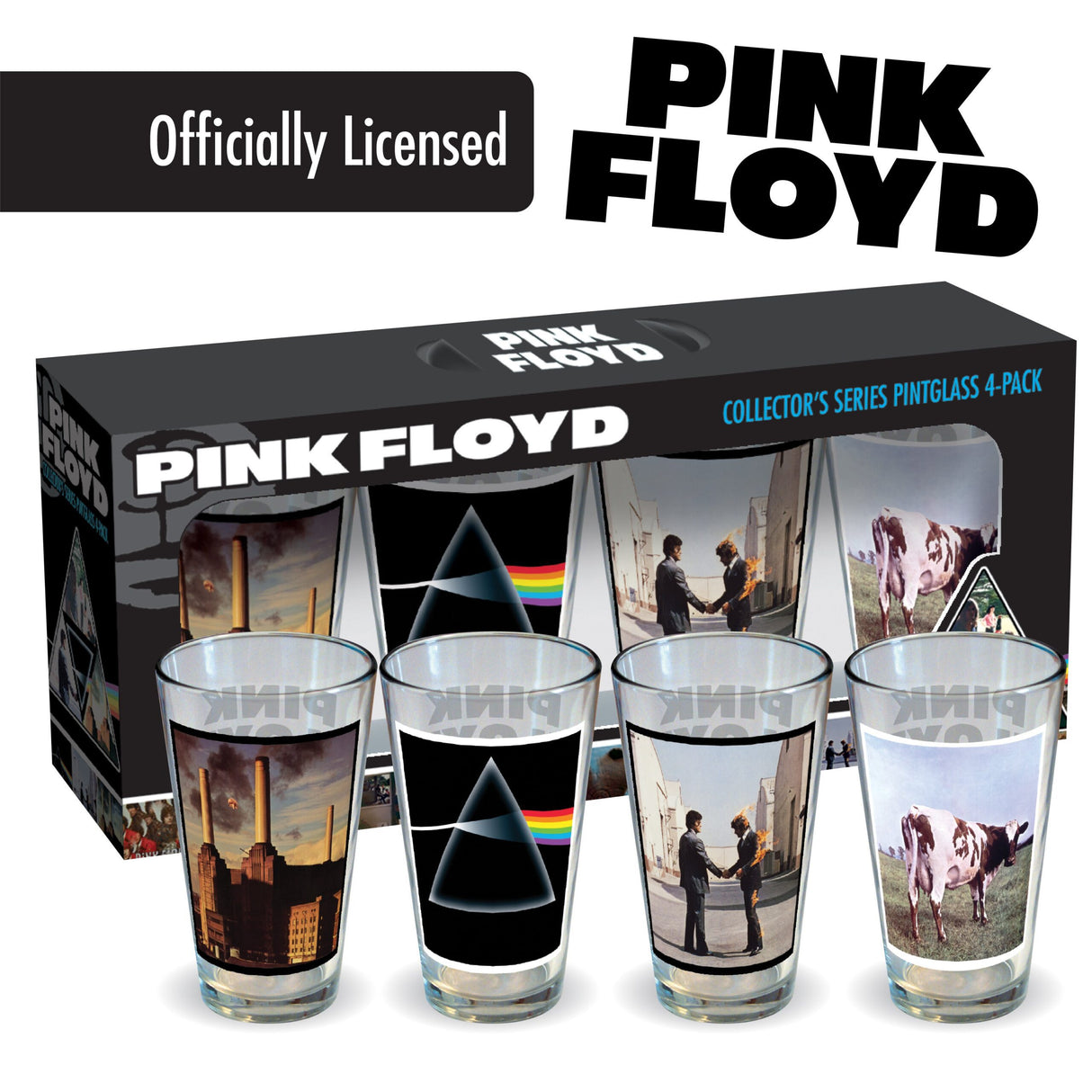 Pink Floyd - Pint Glass 4-Pack