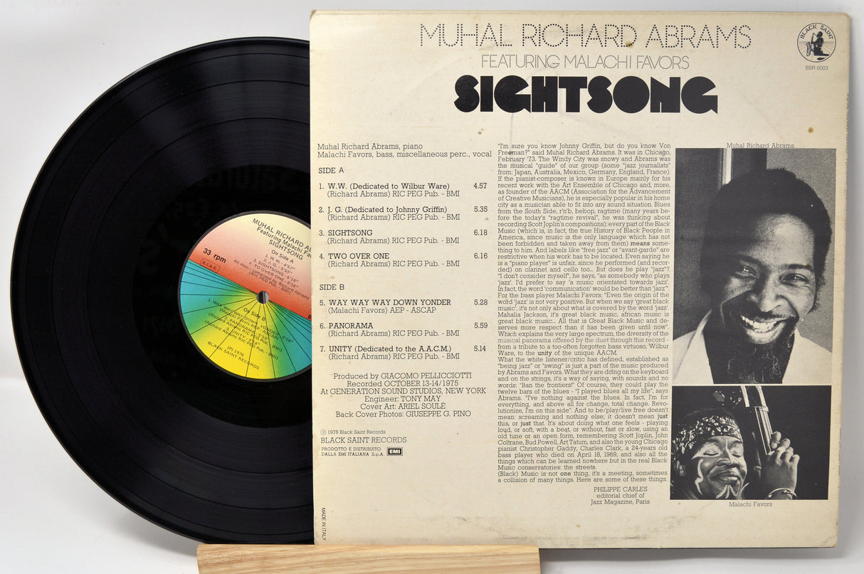 Abrams, Muhal Richard - Sightsong