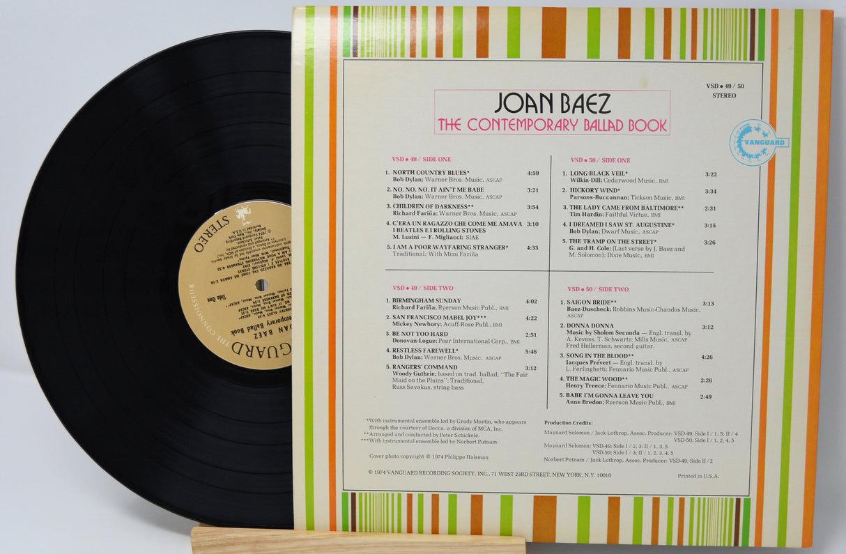 Baez, Joan - Contemporary Ballad Book