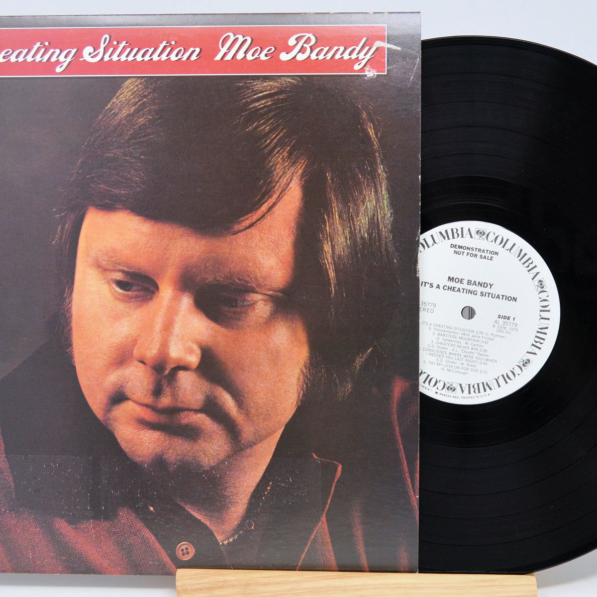 Moe Bandy - It's A Cheating Situation, Vinyl Record Album LP, Promo ...