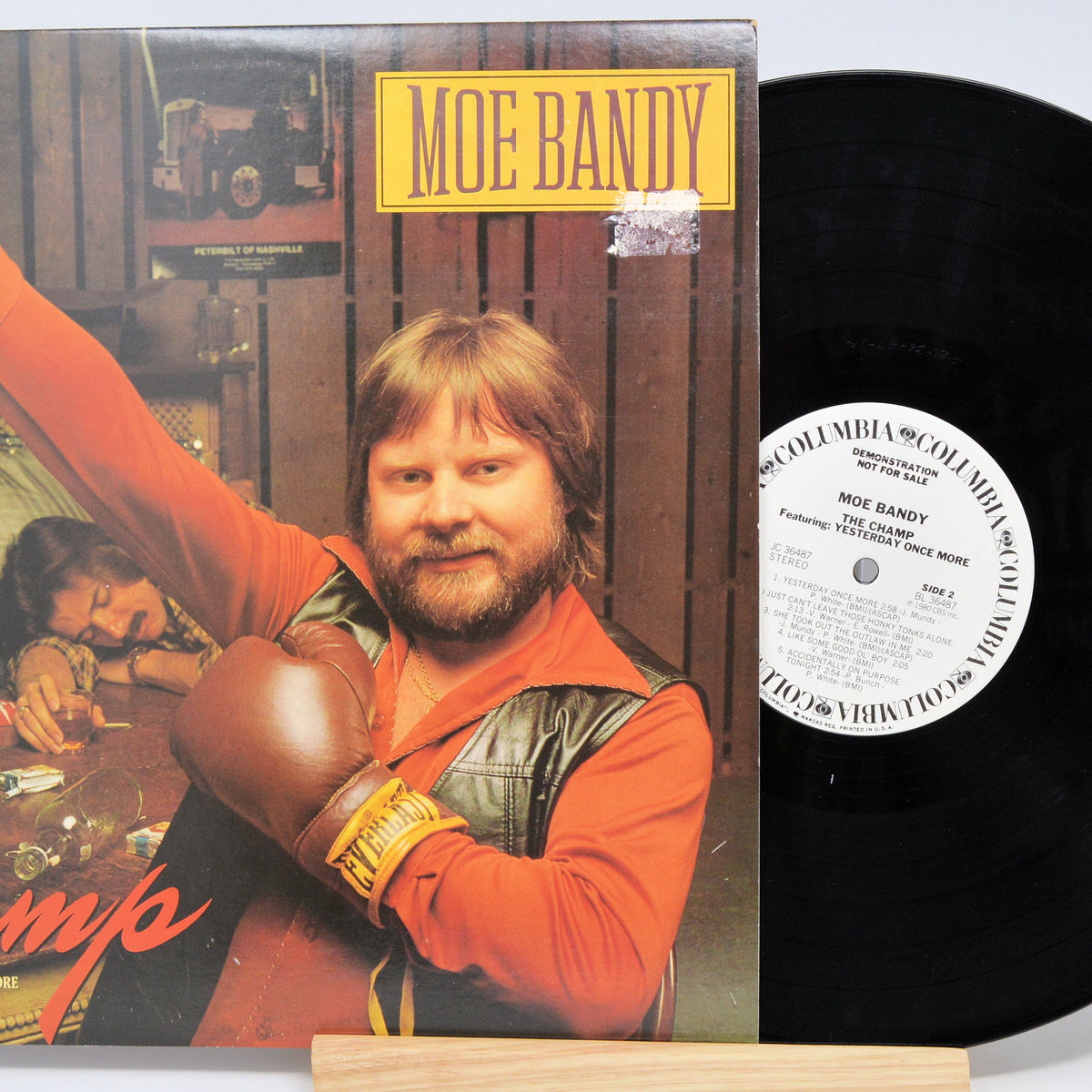 Moe Bandy - The Champ, Vinyl Record Album LP, Columbia – Joe's Albums