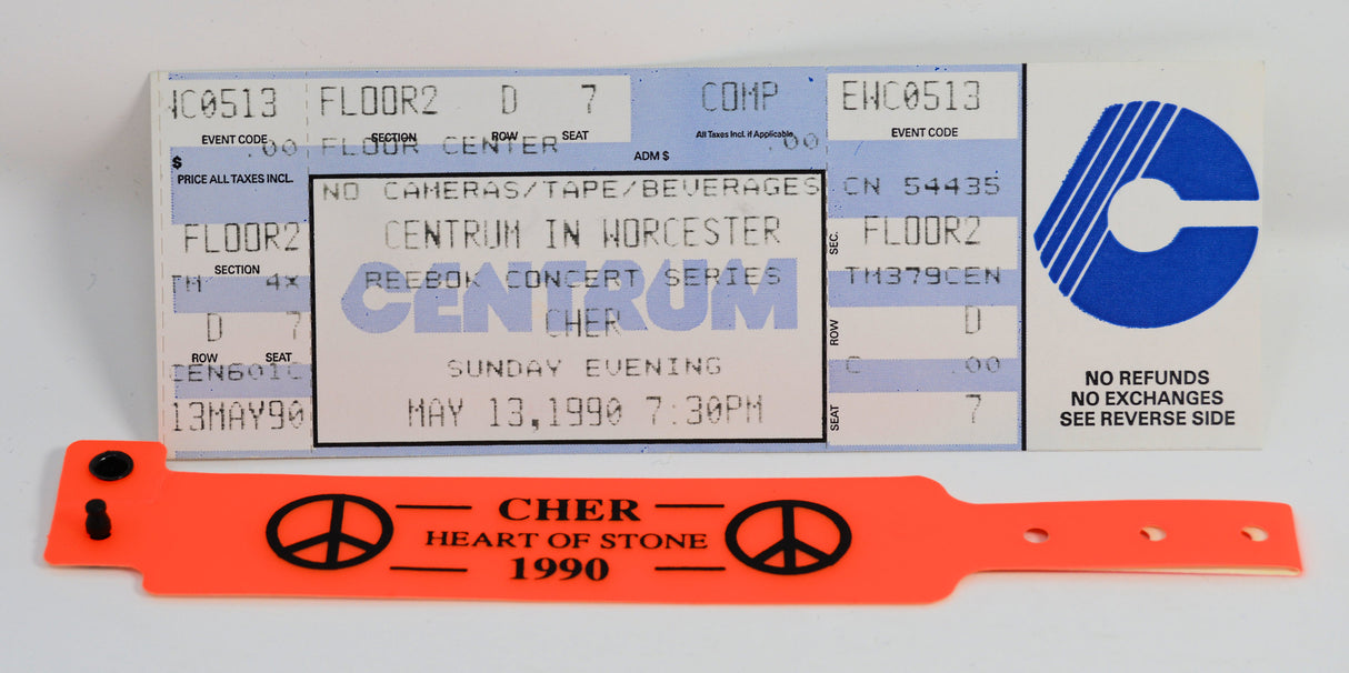 Cher - Ticket & Wristband