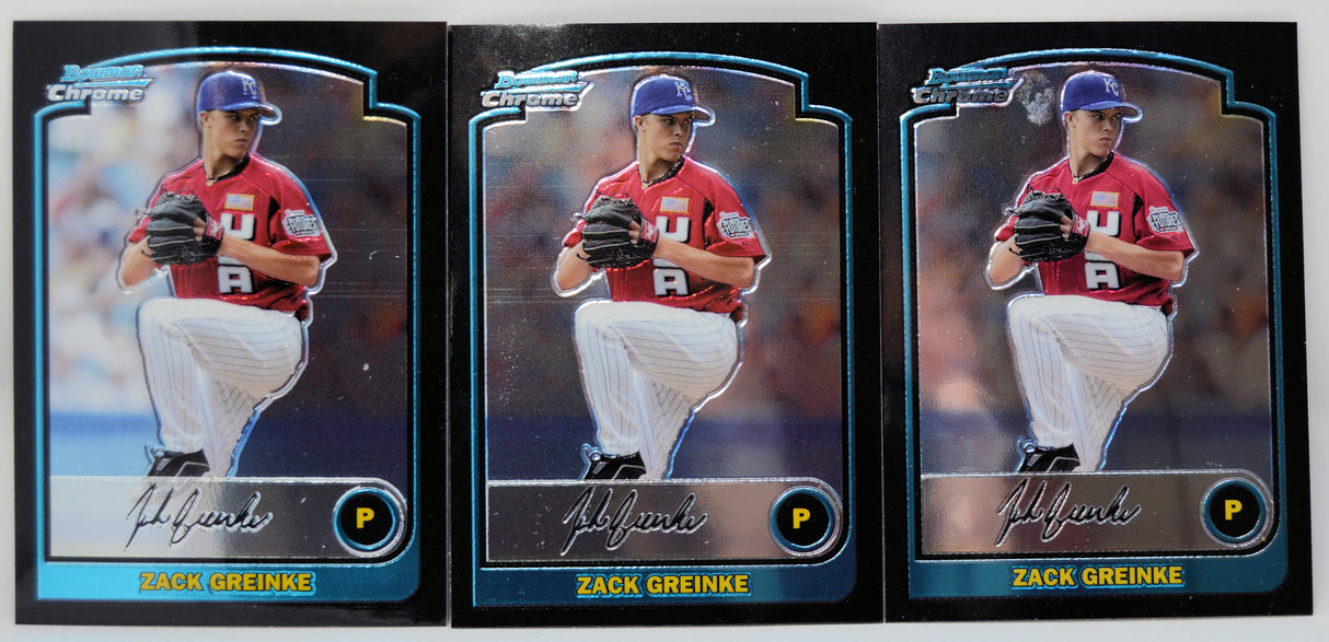 Greinke, Zack - (3) 2003 Bowman Chrome