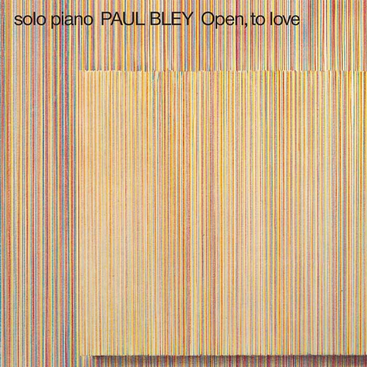 Bley, Paul - Open To Love