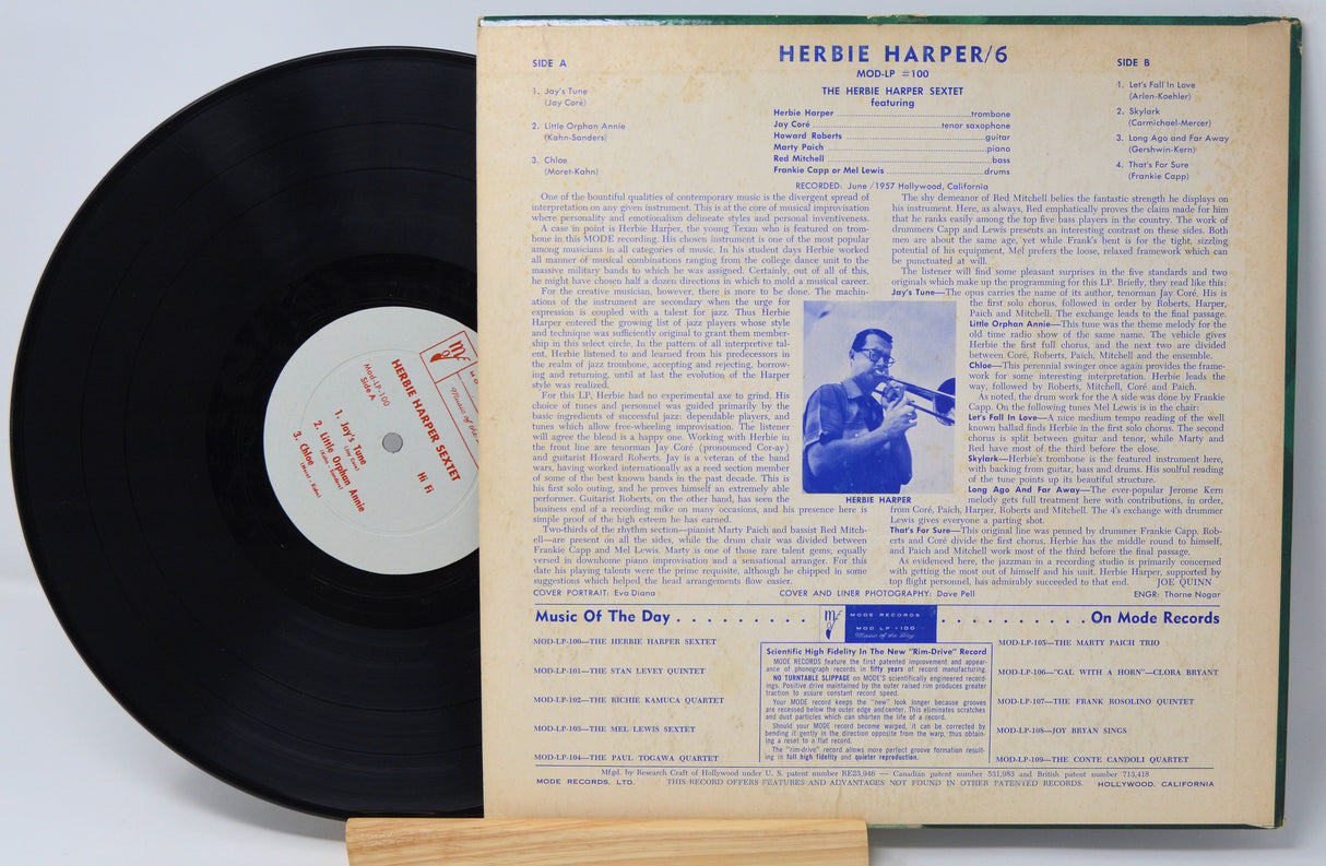 Harper, Herbie - Herbie Harper Sextet