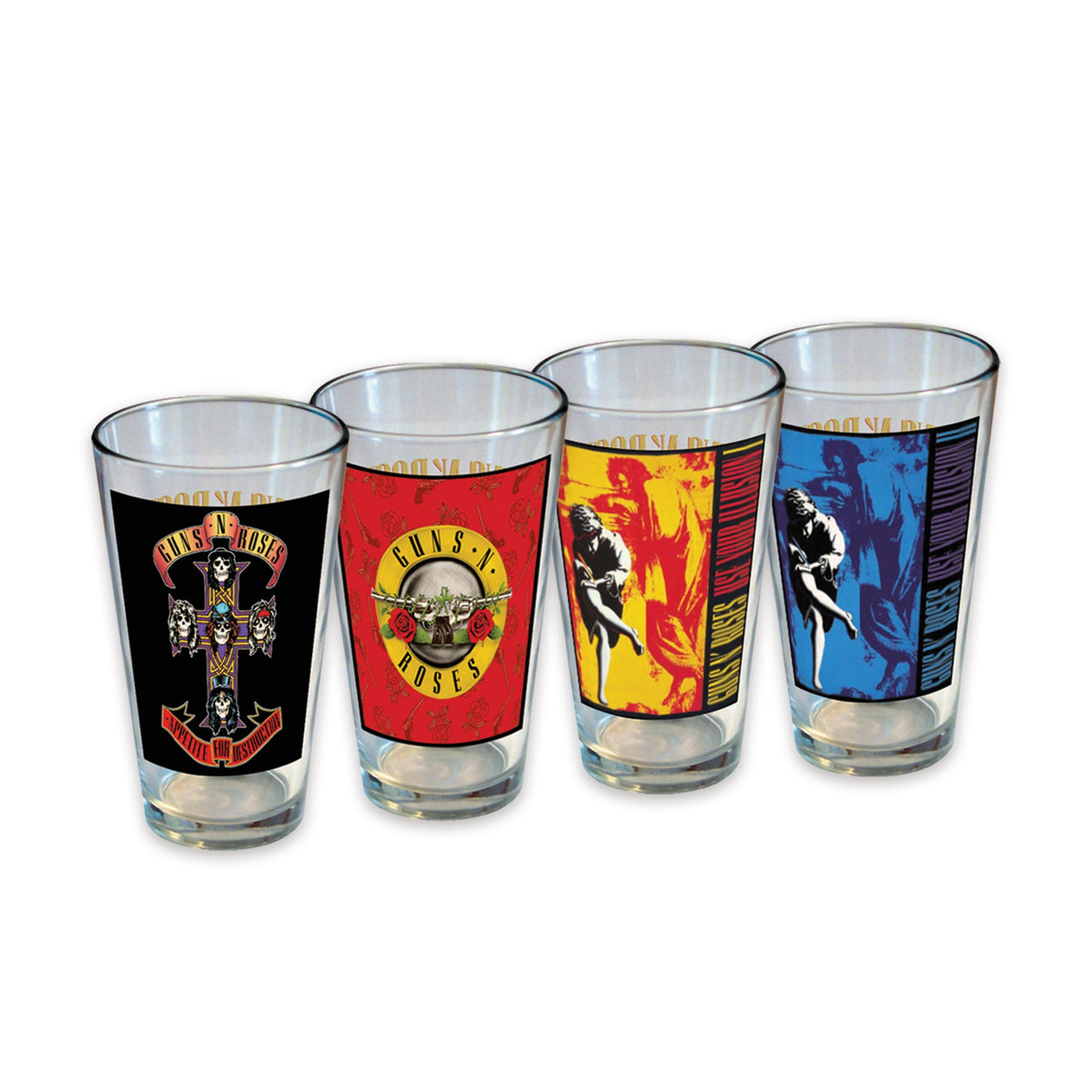 Guns N Roses - Pint Glass 4-Pack