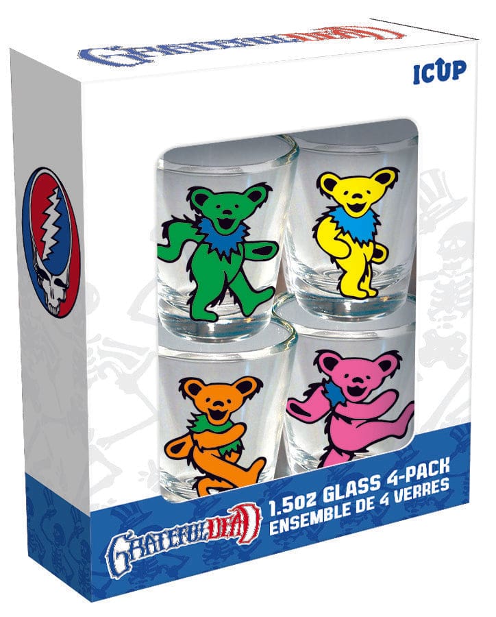 Grateful Dead - Shot Glass Set 4-Pack