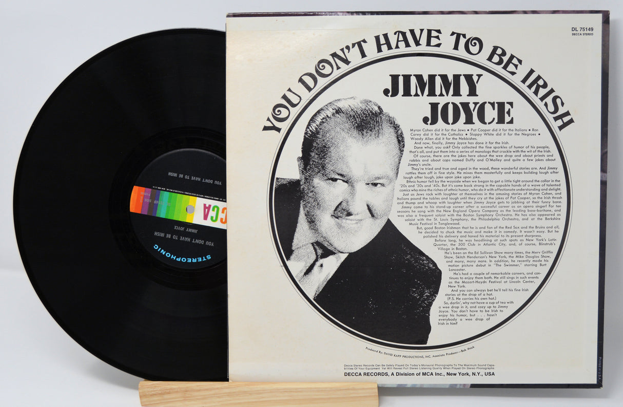 Joyce, Jimmy - You Don't Have To Be Irish