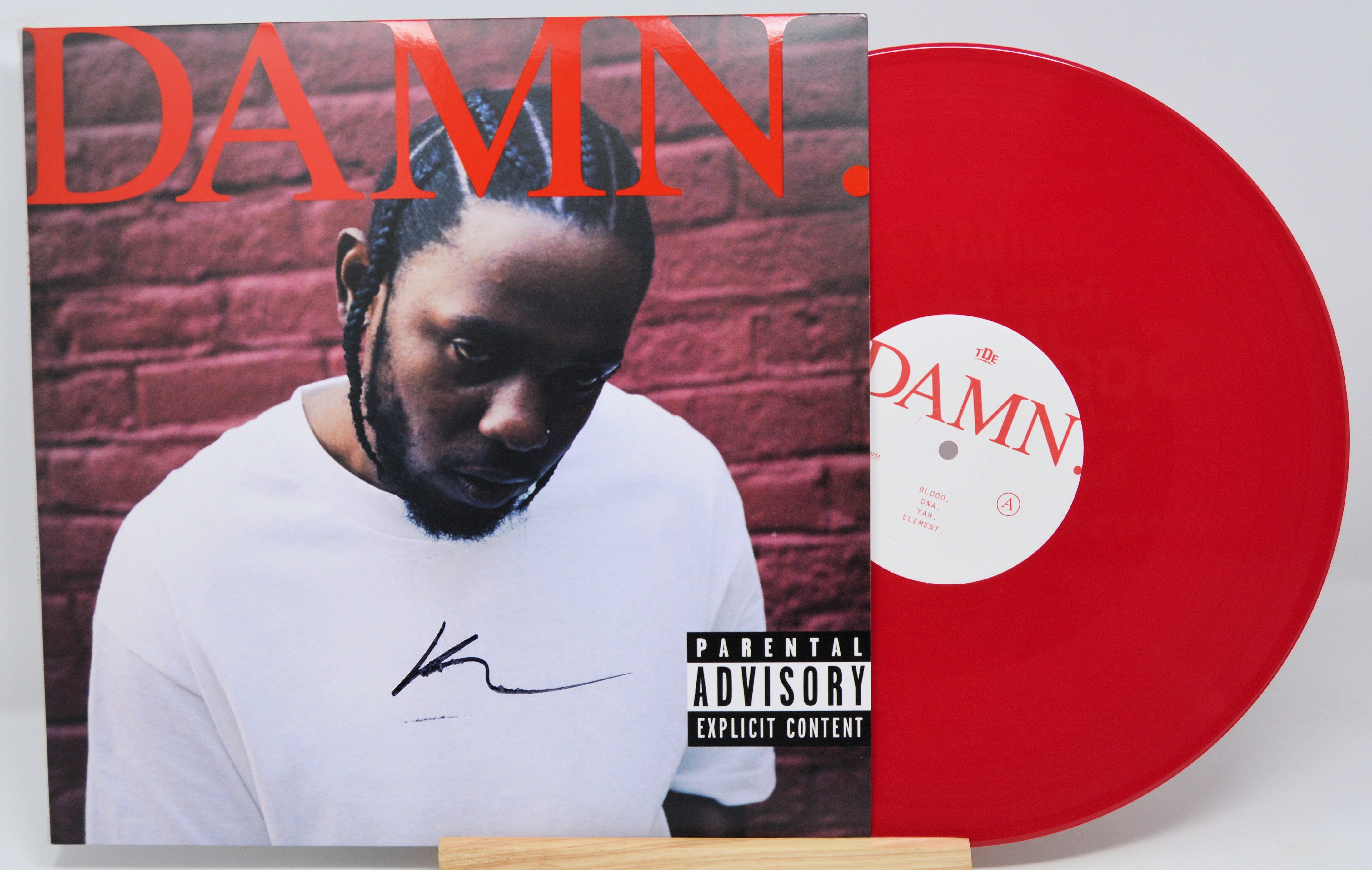 DAMN. RED TDE Exclusive 2 LP Vinyl Record store by Kendrick Lamar