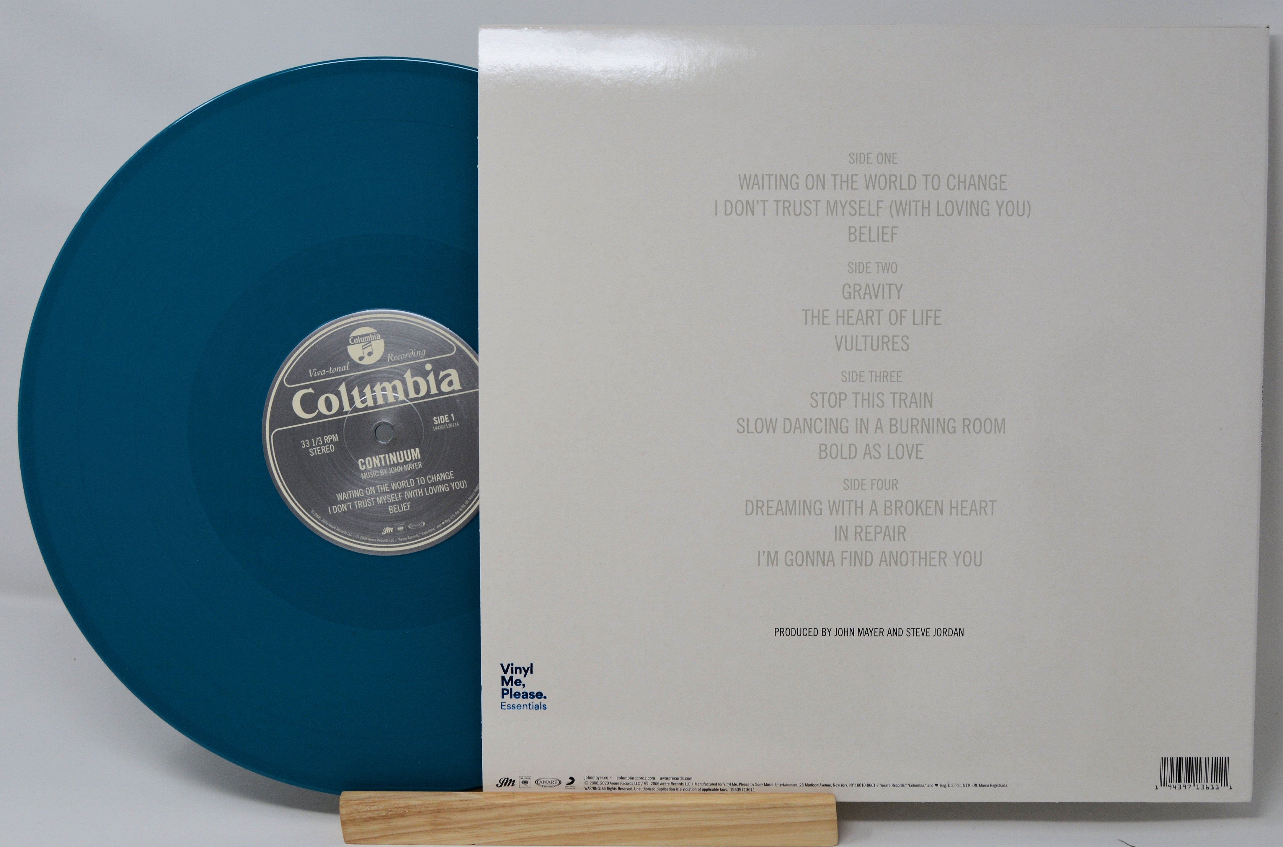 NEW! John Mayer - Continuum - VMP edition Turquoise Vinyl factory LP