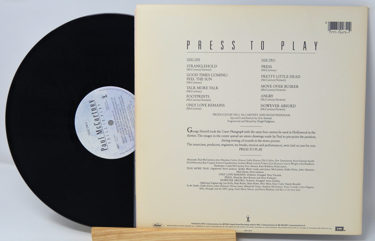 McCartney, Paul - Press To Play