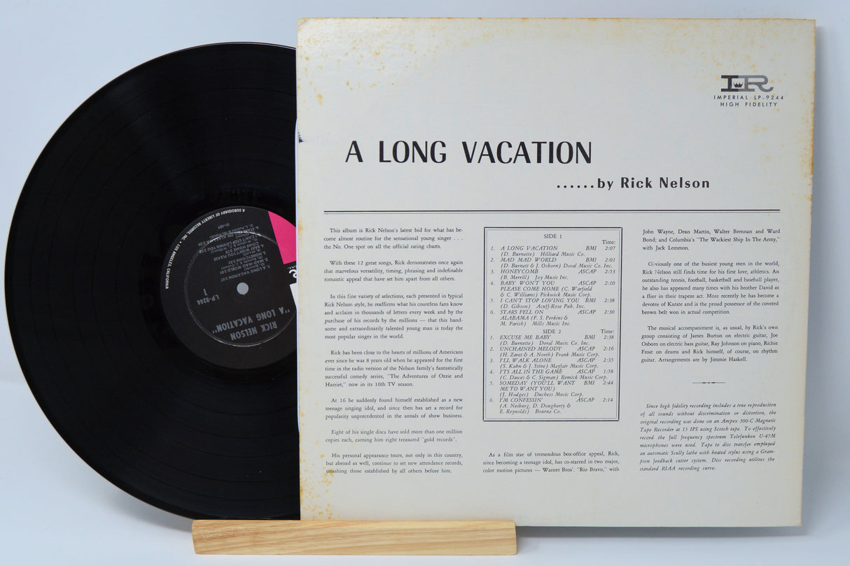 Nelson, Rick - A Long Vacation