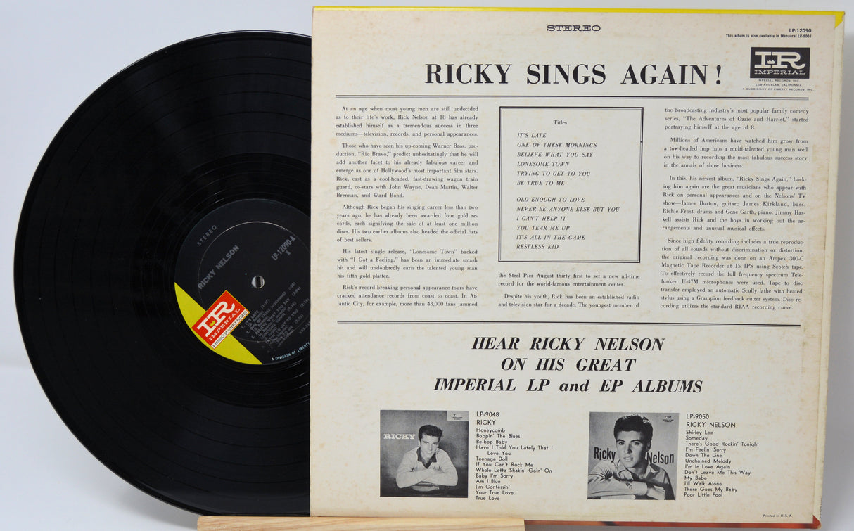 Nelson, Ricky - Ricky Sings Again