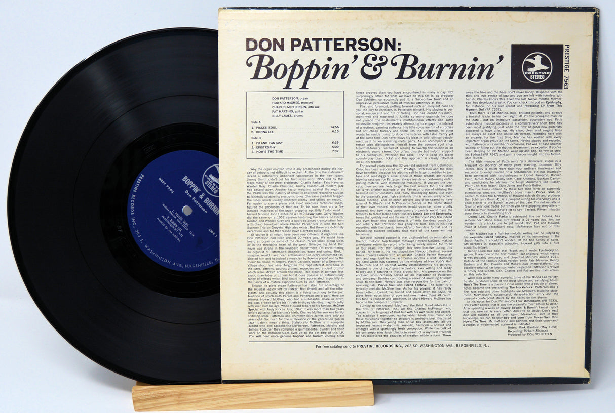 Patterson, Don - Boppin & Burnin