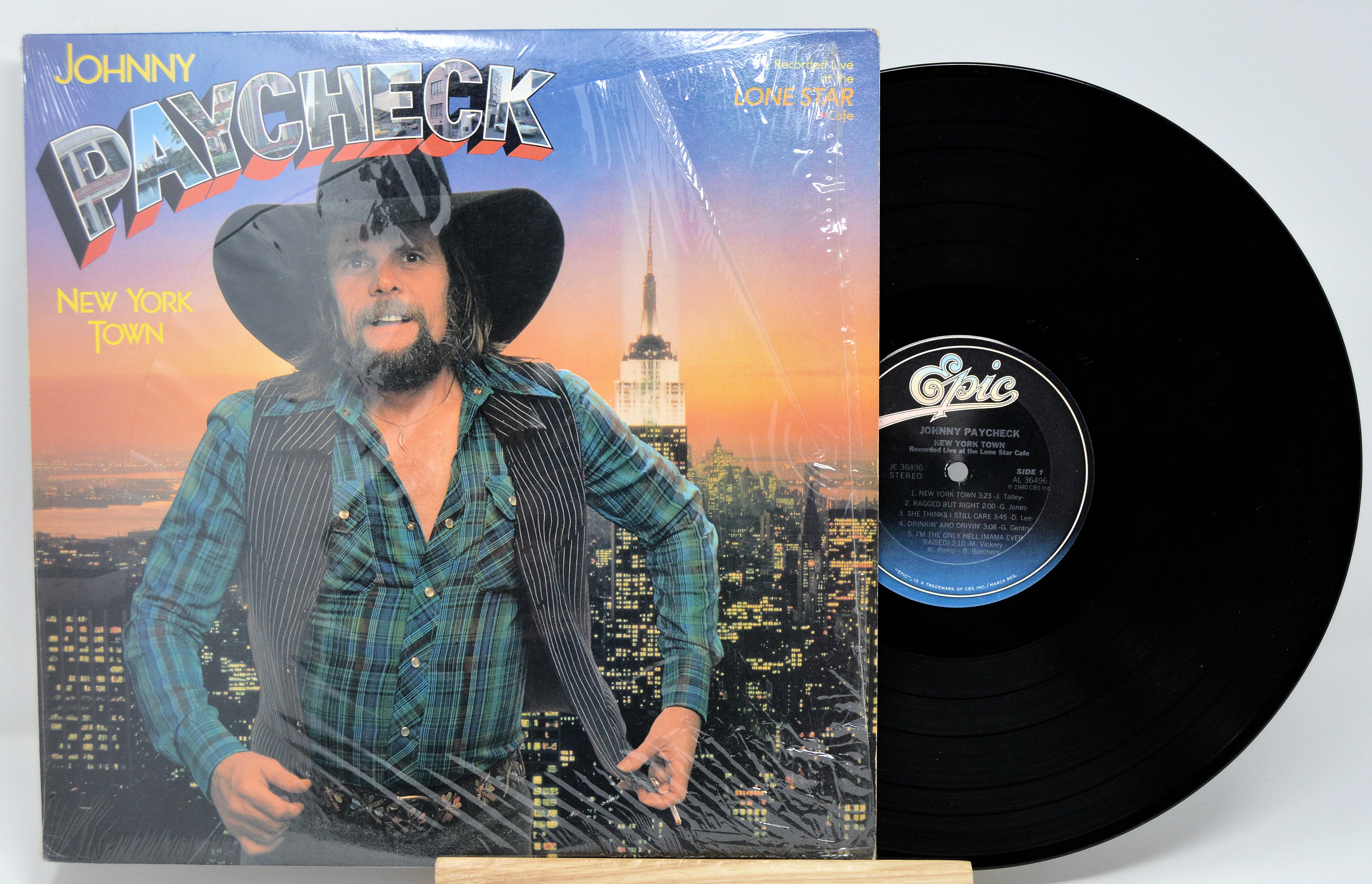 Johnny Paycheck - New York Town, Vinyl Record Album LP, Country, Epic ...