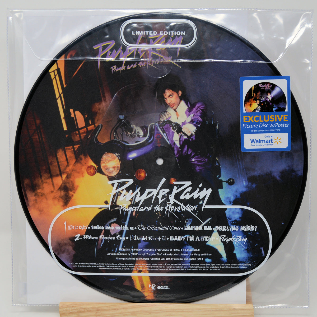 Prince - Purple Rain, Picture Disc, Vinyl Record Album LP, Walmart ...