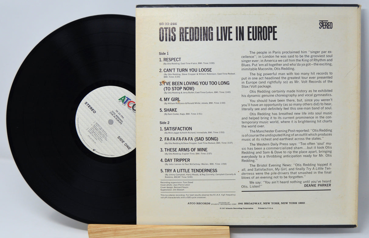 Redding, Otis - Live In Europe