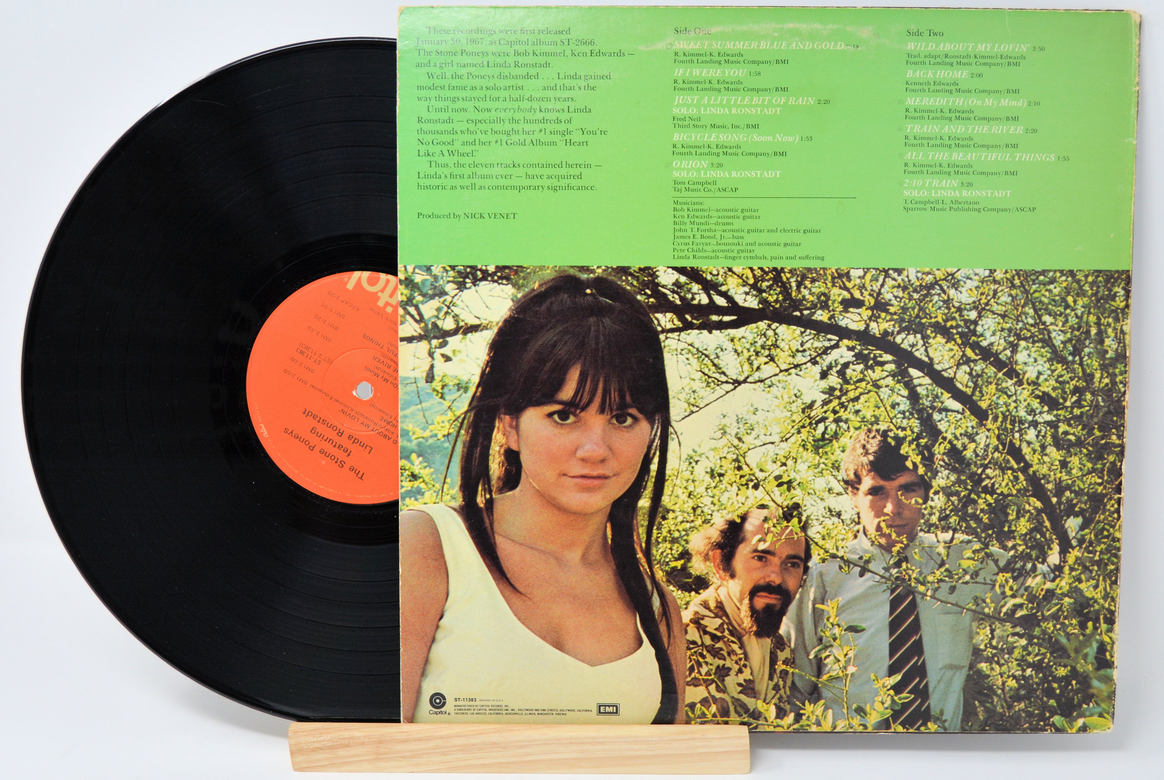 The Stone Poneys Featuring Linda Ronstadt, Vinyl Record Album LP – Joe ...