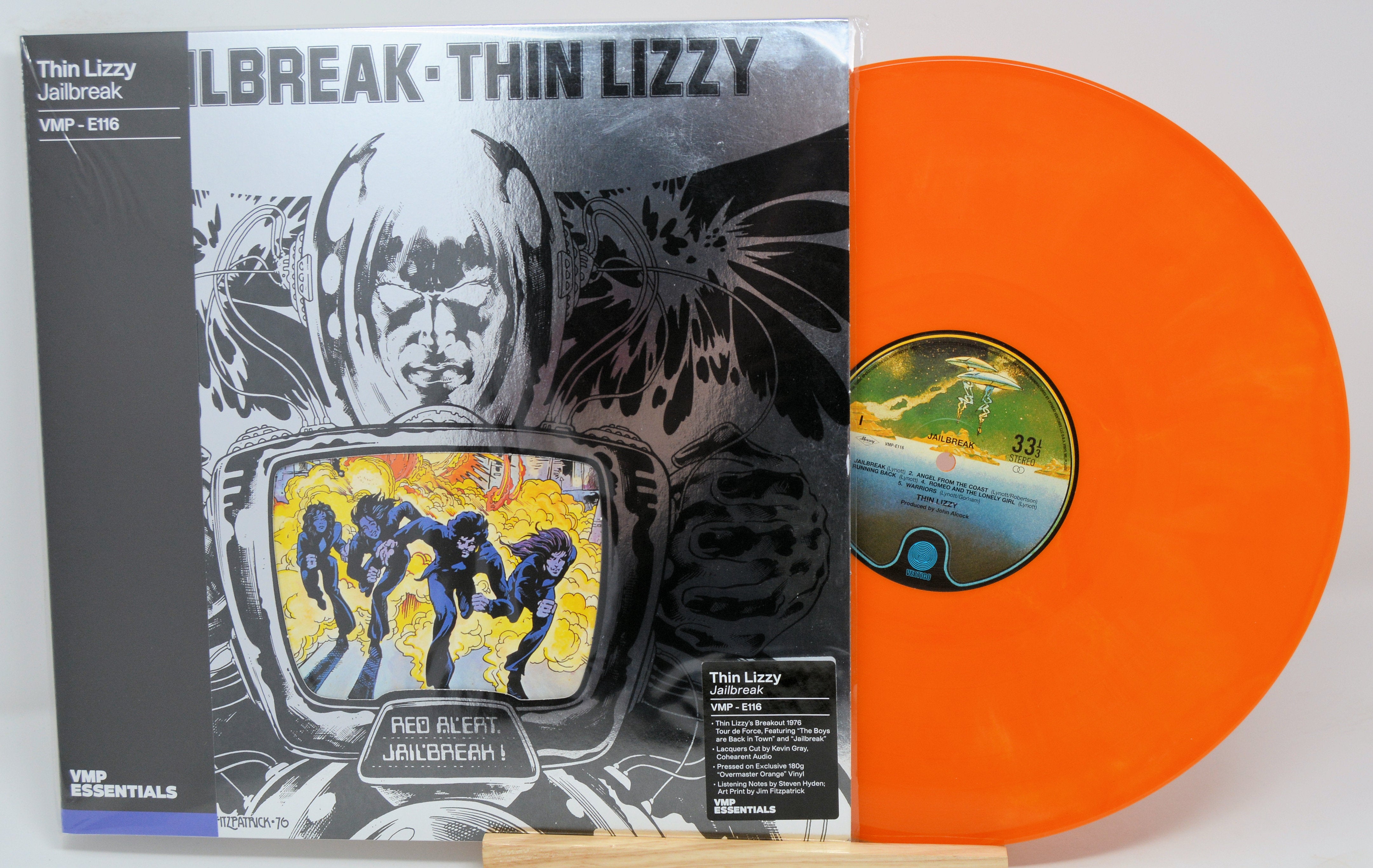 Thin Lizzy outlet Jailbreak LP ~ Exclusive 180g Colored Vinyl + Art Print ~ Brand New!