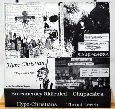 Various - Bureaucracy Ridiculed / Hypo-Christians / Chupacabra / Throat Leech