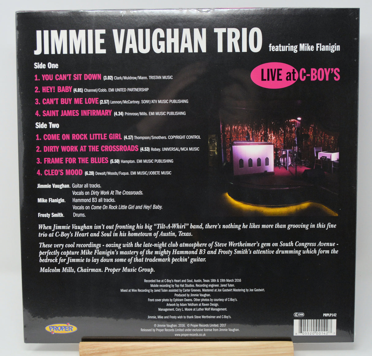 Vaughan, Jimmie - Life At C-Boys