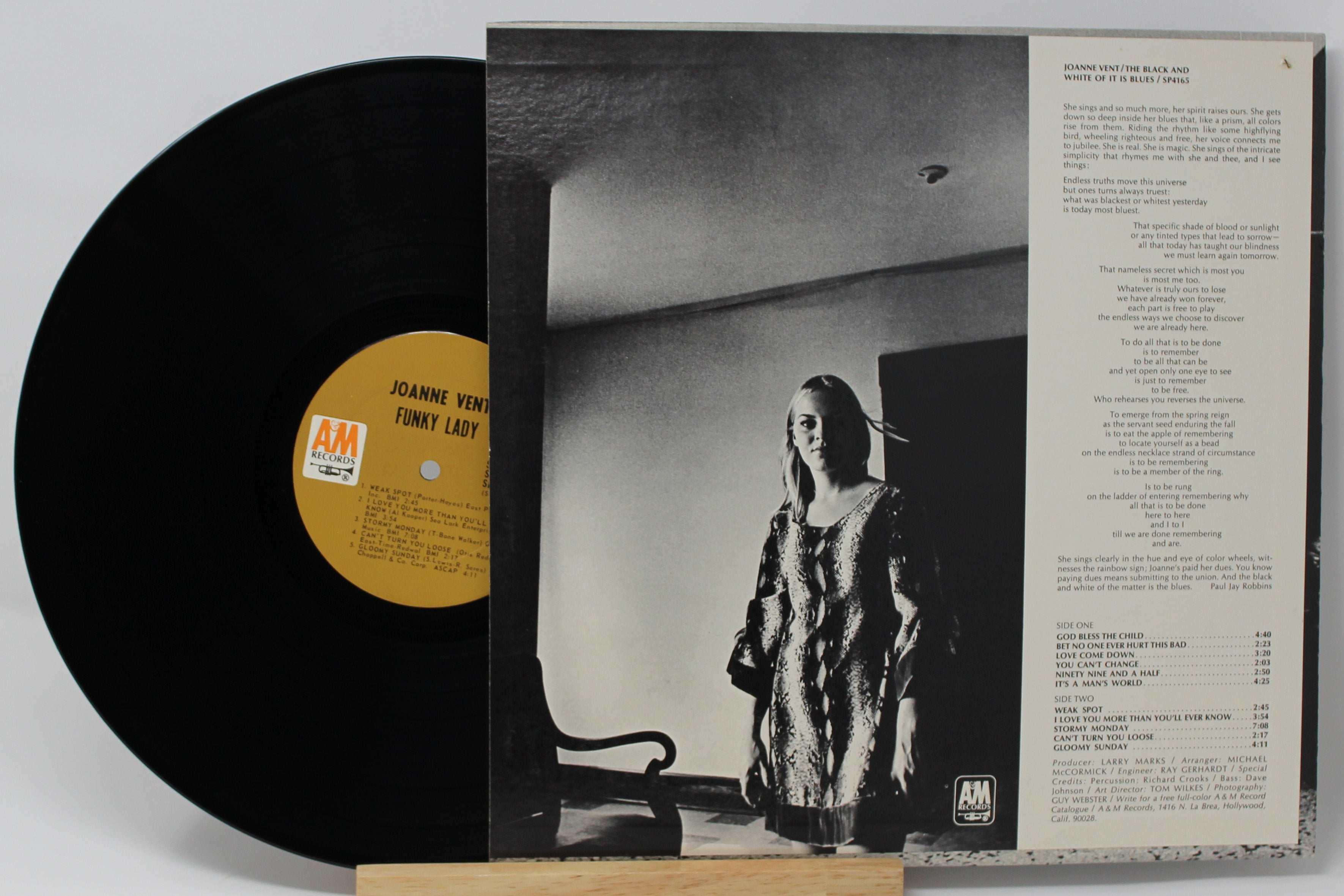 Joanne Vent - Black And White Of It Is Blues, Vinyl Record Album LP ...