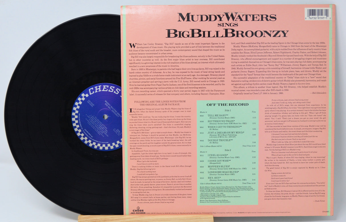 Waters, Muddy - Sings Big Bill Broonzy