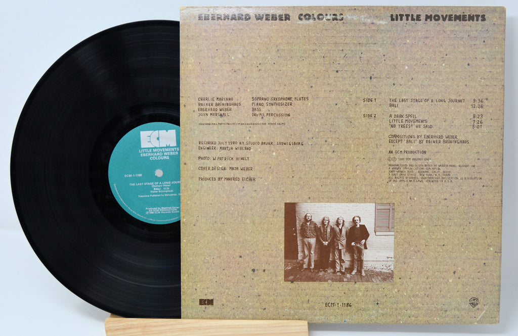 Eberhard Weber - Little Movements, Vinyl Record Album LP, ECM – Joe's ...