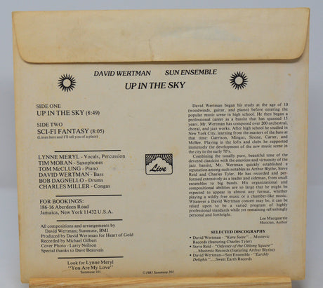 Wertman, David - Up In The Sky