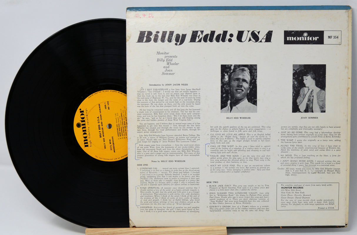 Wheeler, Billy Edd - USA