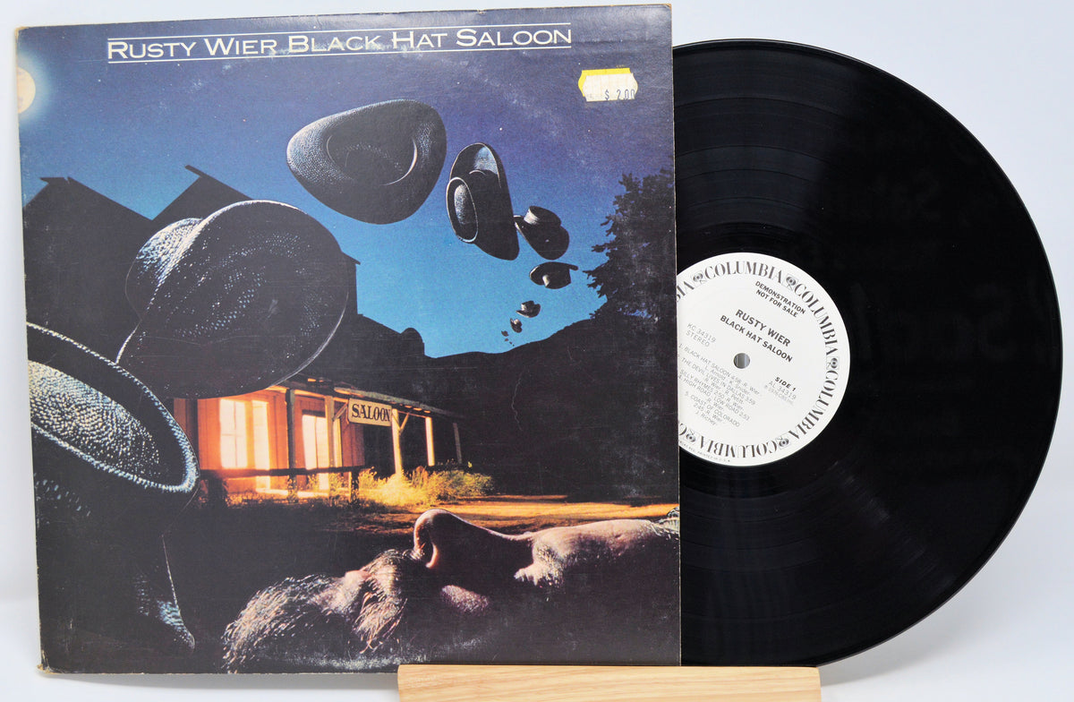 Rusty Wier - Black Hat Saloon, Vinyl Record Album LP, Promo – Joe's Albums