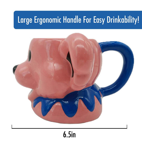 Grateful Dead - Dancing Bear Molded Head (Pink) - Ceramic Mug