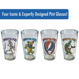 Grateful Dead - Pint Glass 4-Pack