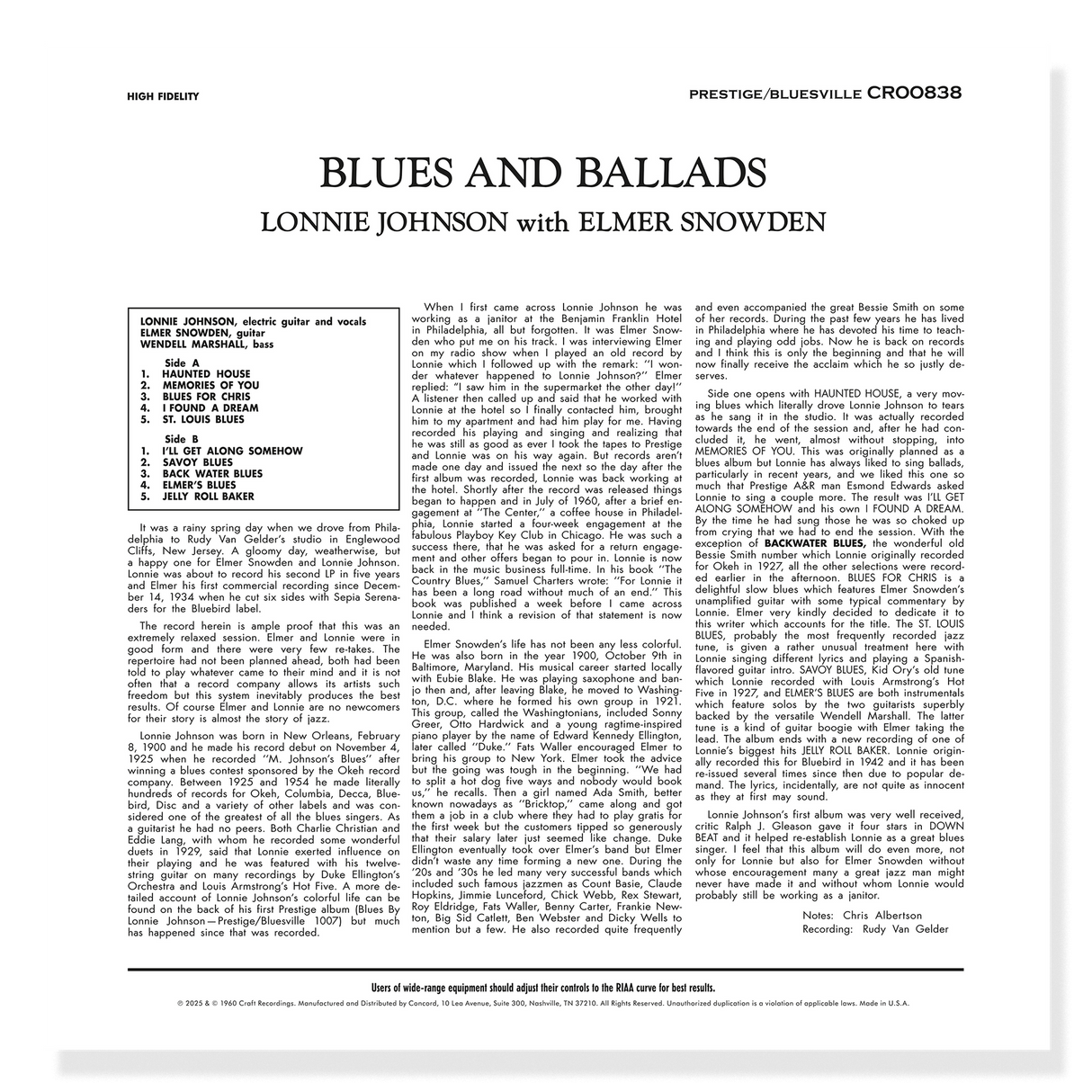 Johnson, Lonnie - Blues & Ballads