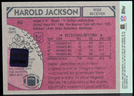 Jackson, Harold - 2004 Topps Autograph