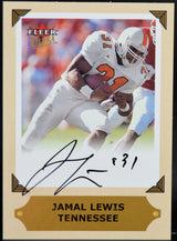 Lewis, Jamal - 2001 Fleer Ultra Autograph RC