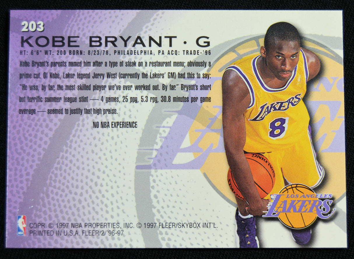 Bryant, Kobe - 1996-97 Fleer RC