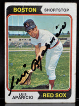 Aparicio, Luis - 1974 Topps Autograph