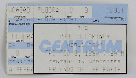 McCartney, Paul - Backstage Pass 1989 & Stub