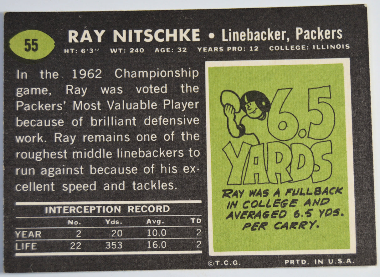 Nitschke, Ray - 1969 Topps