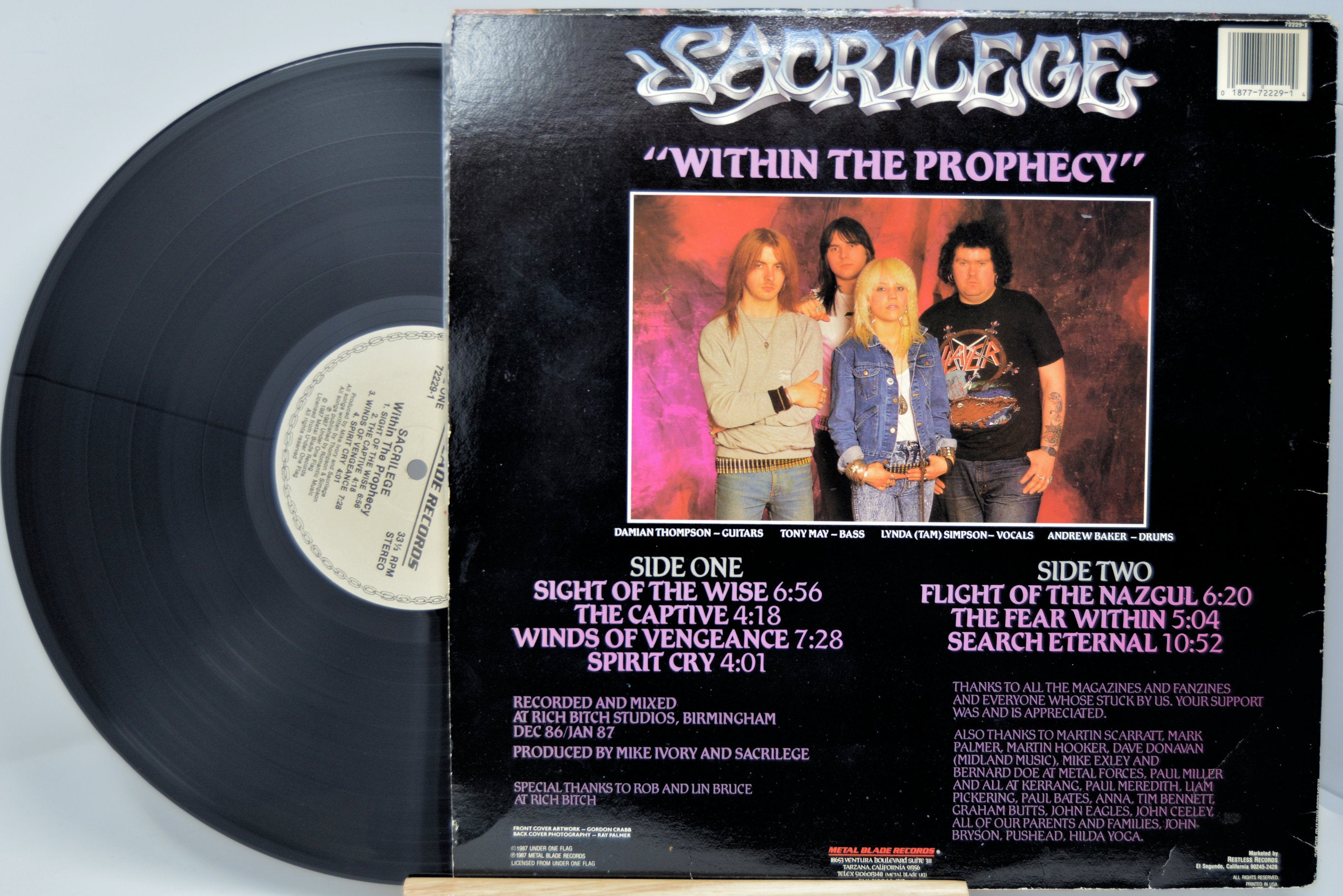Sacrilege ‎– Within The Prophecy