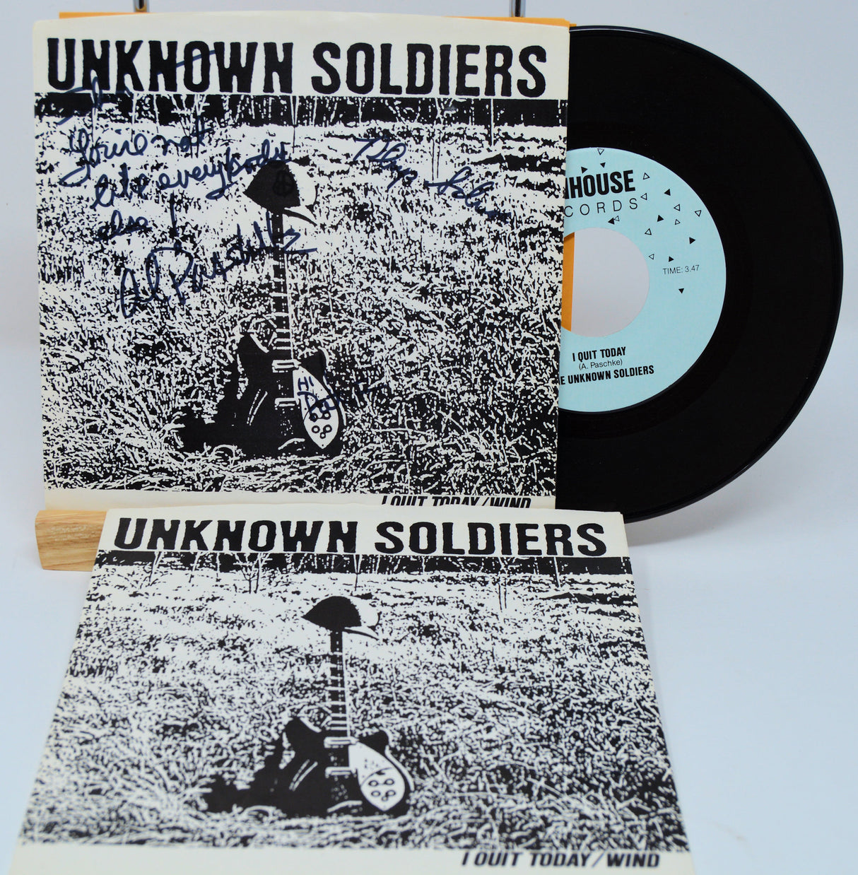 Unknown Soldiers ‎– I Quit Today / Wind