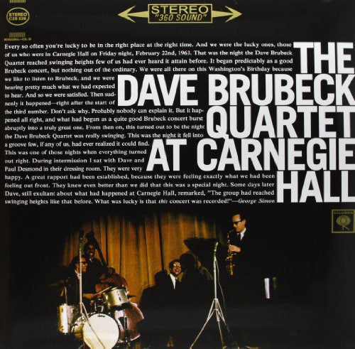 Brubeck, Dave - At Carnegie Hall