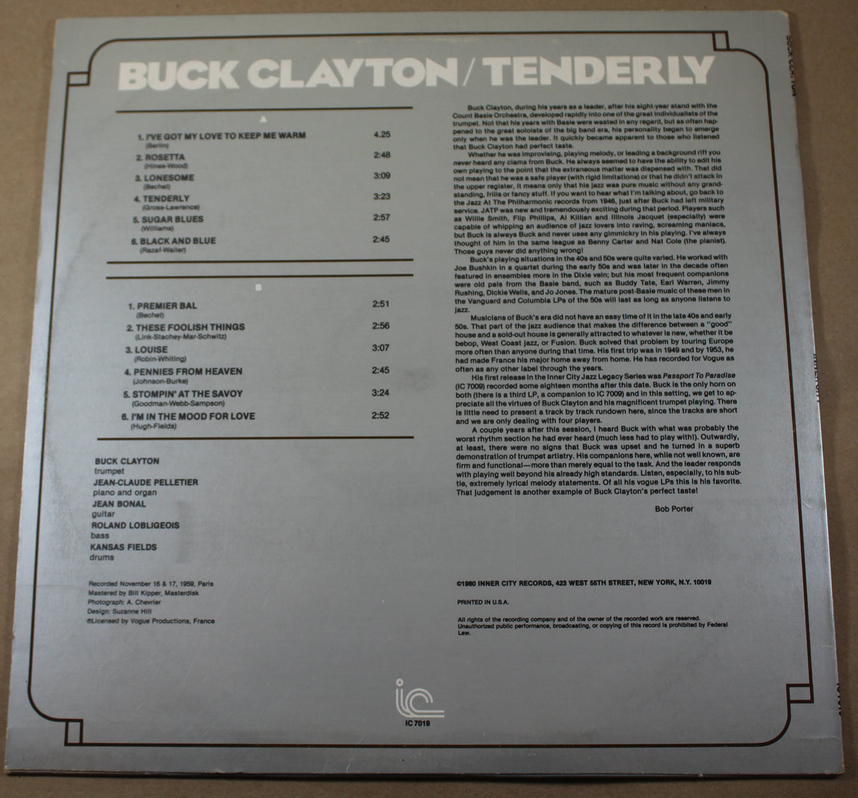 Clayton, Buck - Tenderly