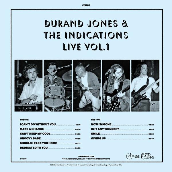 Jones, Durand & The Indications - Durand Jones & The Indications Live Vol. 1