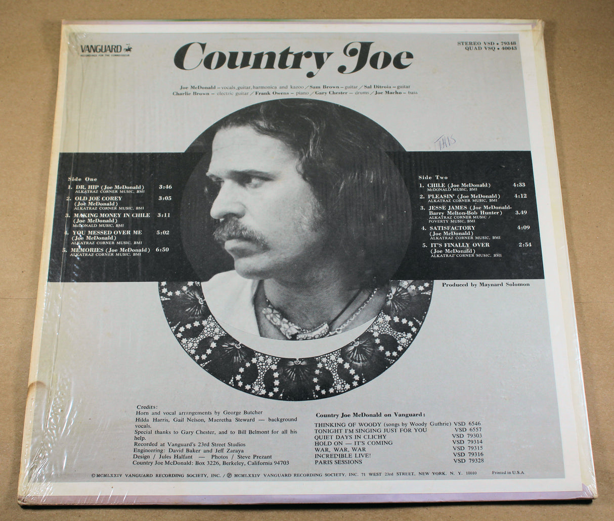 Country Joe - Self Titled