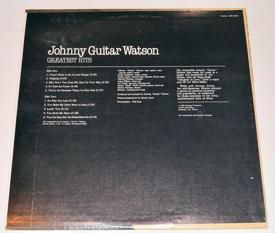 Watson, Johnny Guitar - Greatest Hits